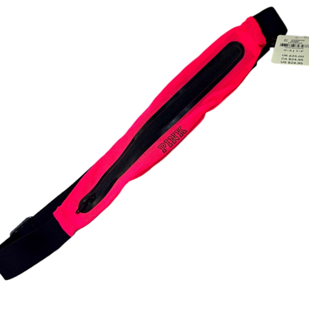 Victoria's Secret Pink Hot Pink Mesh Sports Fanny Belt NWT